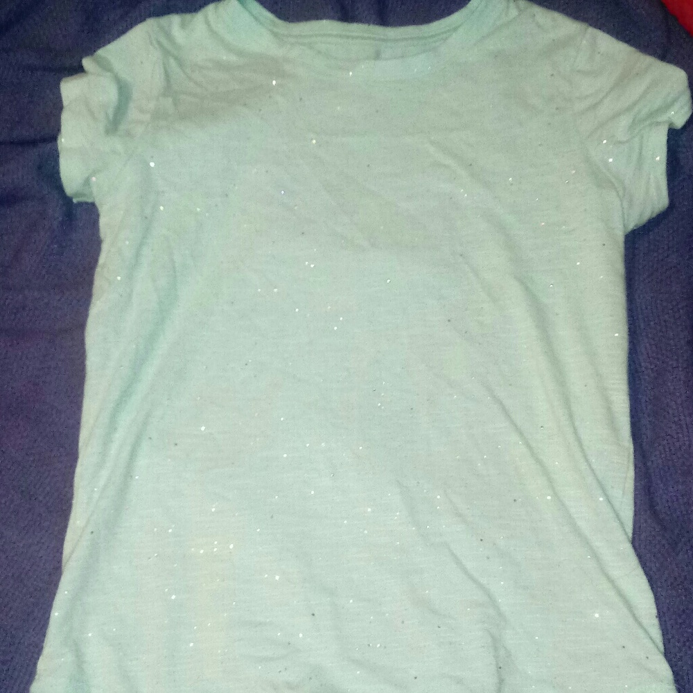 Blue sparkly t-shirt